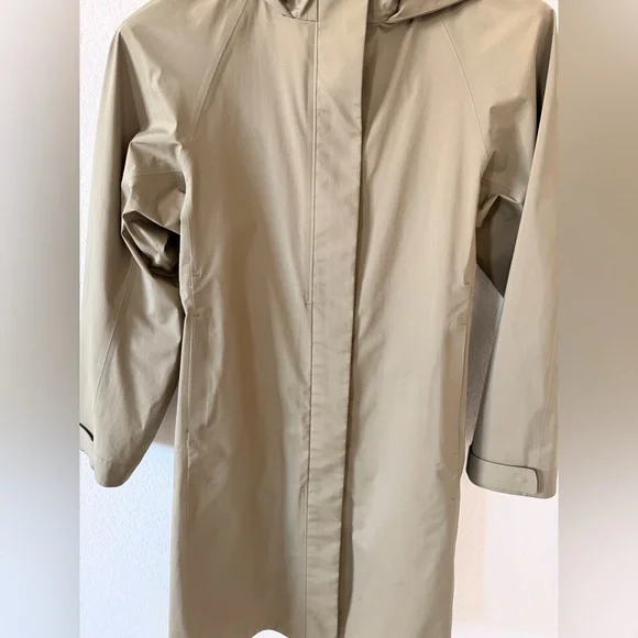 Uniqlo BLOCKTECH Trench Coat in Olive Green Size S - Picture 3 of 12